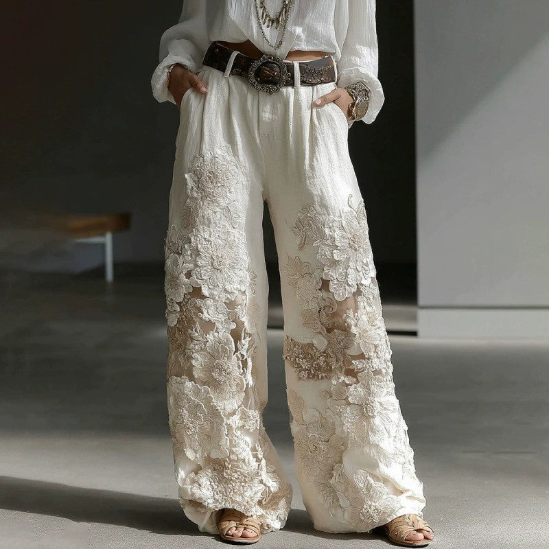 Versatile Comfortable Casual Womens Wide Leg Pants