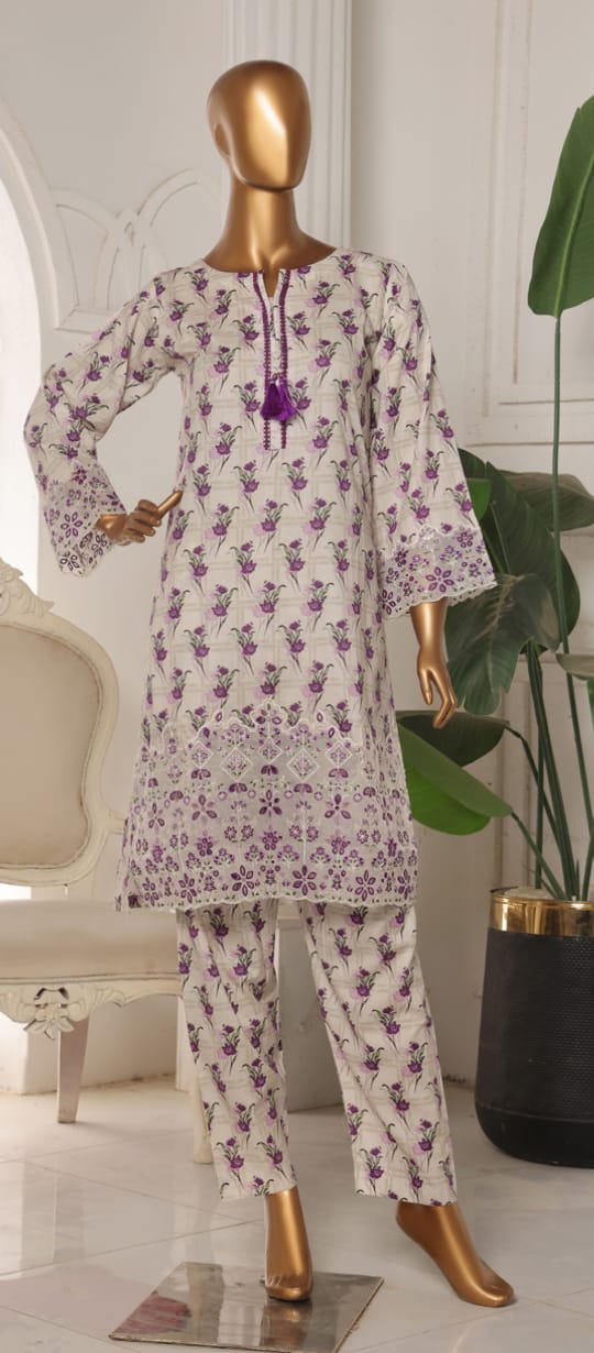 Riwayat Chiken Kari Embroided Co ords 2pcs Lawn Stitched