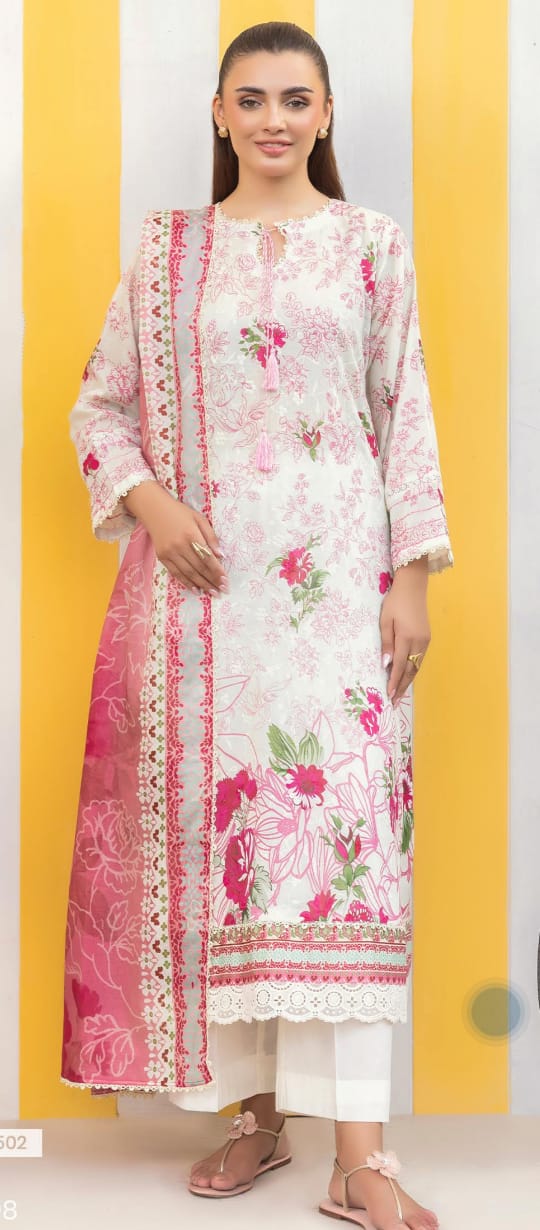 Bernish by Gulljee Chicken Kari Lawn 3pcs Unstitched