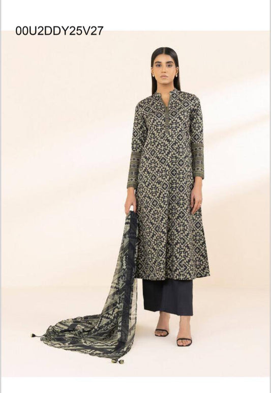 Sapphire Digital Printed Lawn 3pcs unstitched