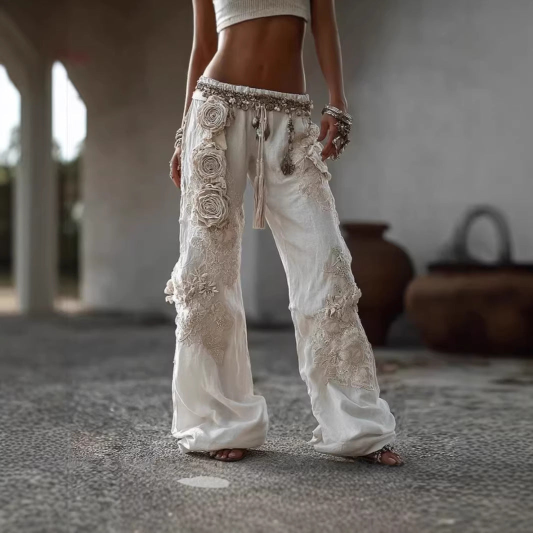 Versatile Comfortable Casual Womens Wide Leg Pants