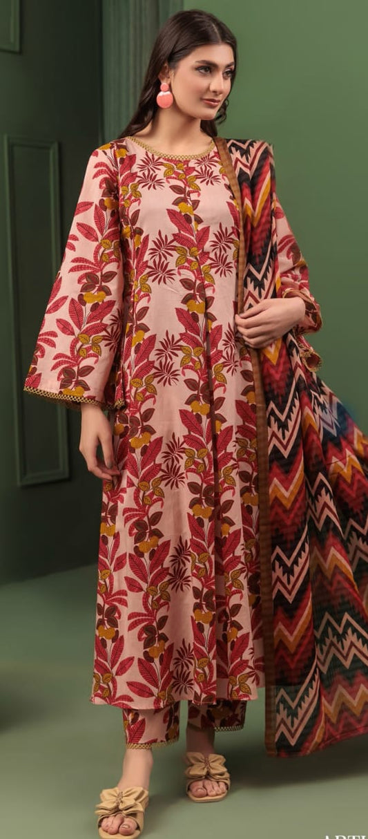 Mira by Omang Digital Printed Lawn 3pcs unstitched