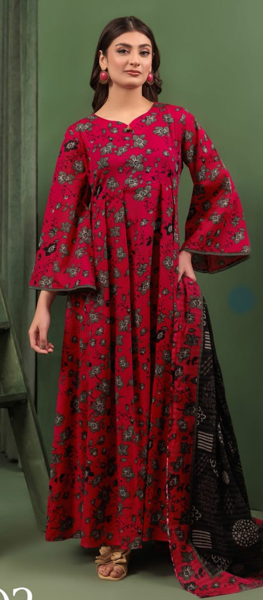 Mira by Omang Digital Printed Lawn 3pcs unstitched