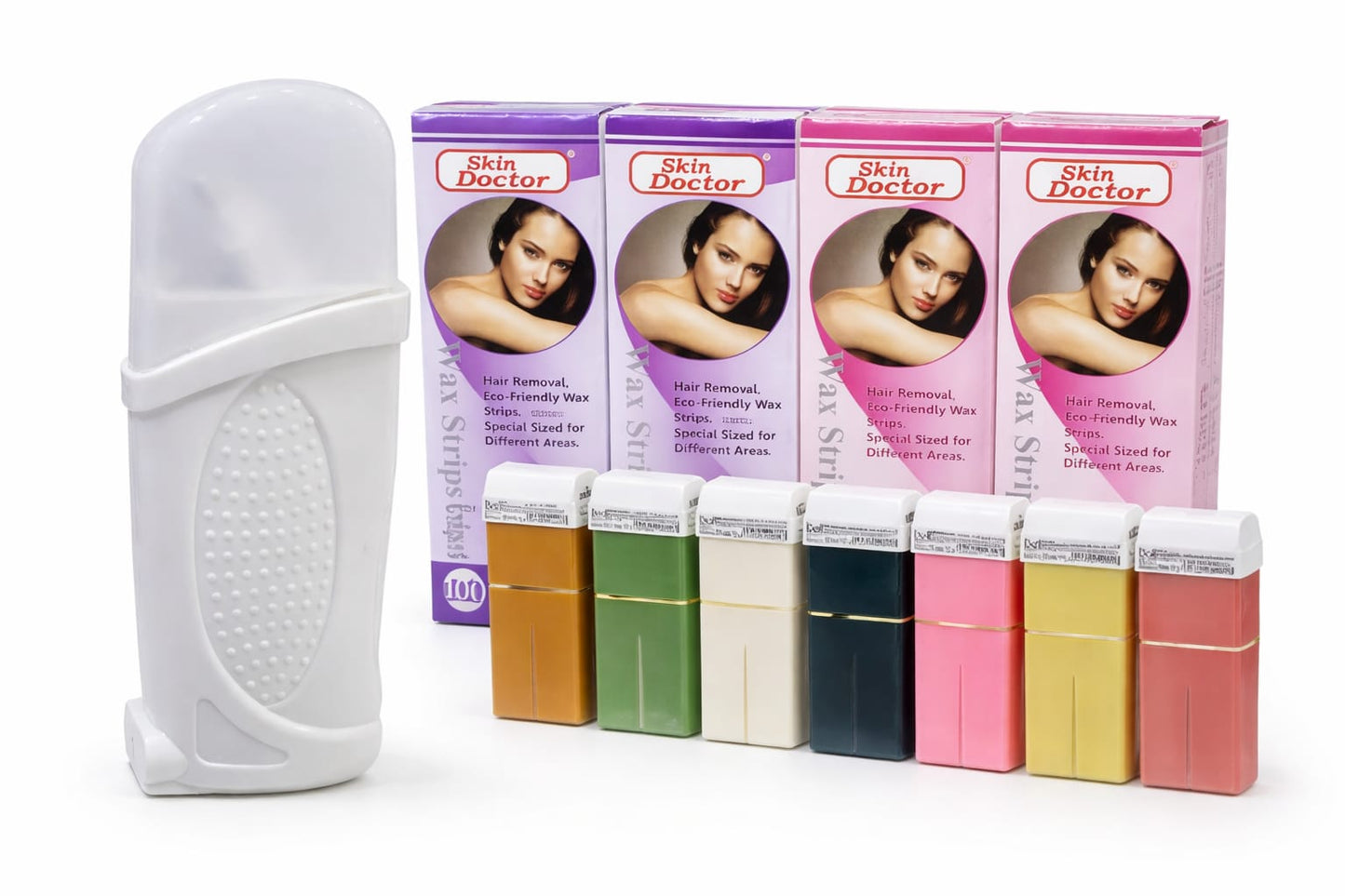 Wax Epilator, Hair Removal Machine Set Wax Epilator with Wax Cartridge