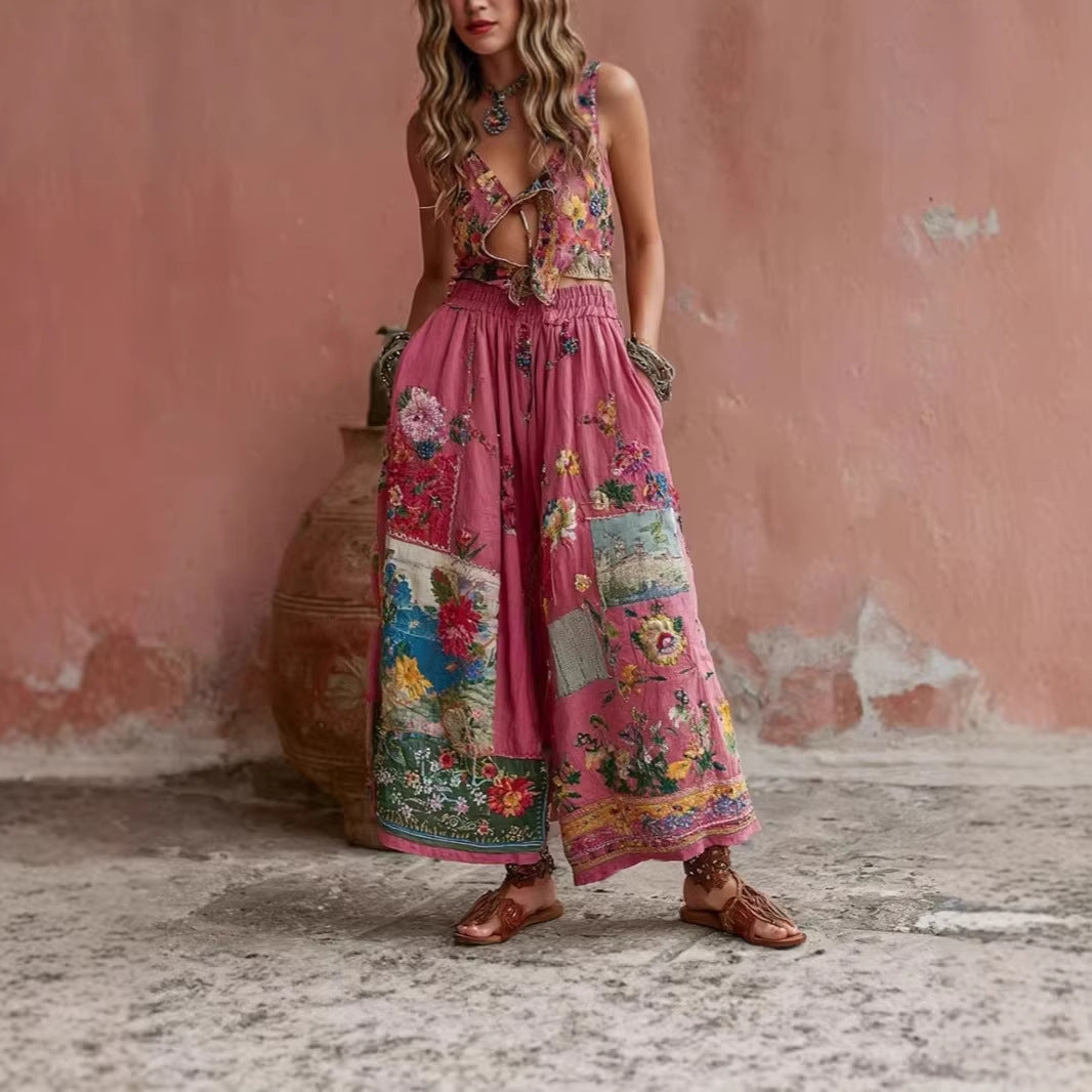 Versatile Comfortable Casual Womens Wide Leg Pants