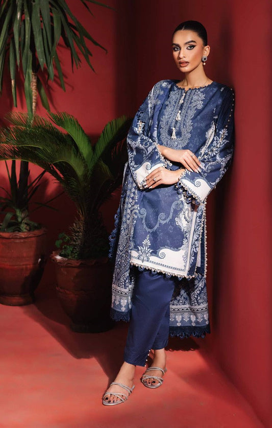 JADE URBANE SUMMER EMBROIDERY LAWN COLLECTION 2025 STITCHED