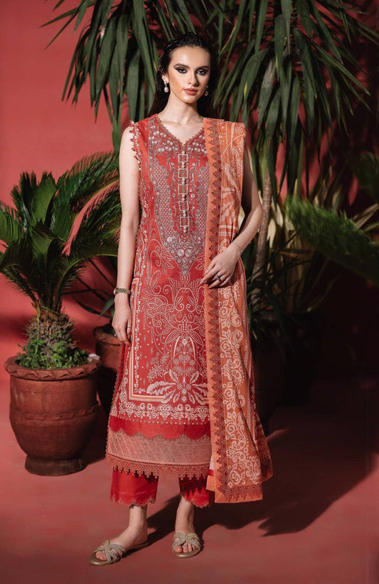 JADE URBANE SUMMER EMBROIDERY LAWN COLLECTION 2025 STITCHED