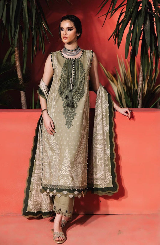 JADE URBANE SUMMER EMBROIDERY LAWN COLLECTION 2025 STITCHED