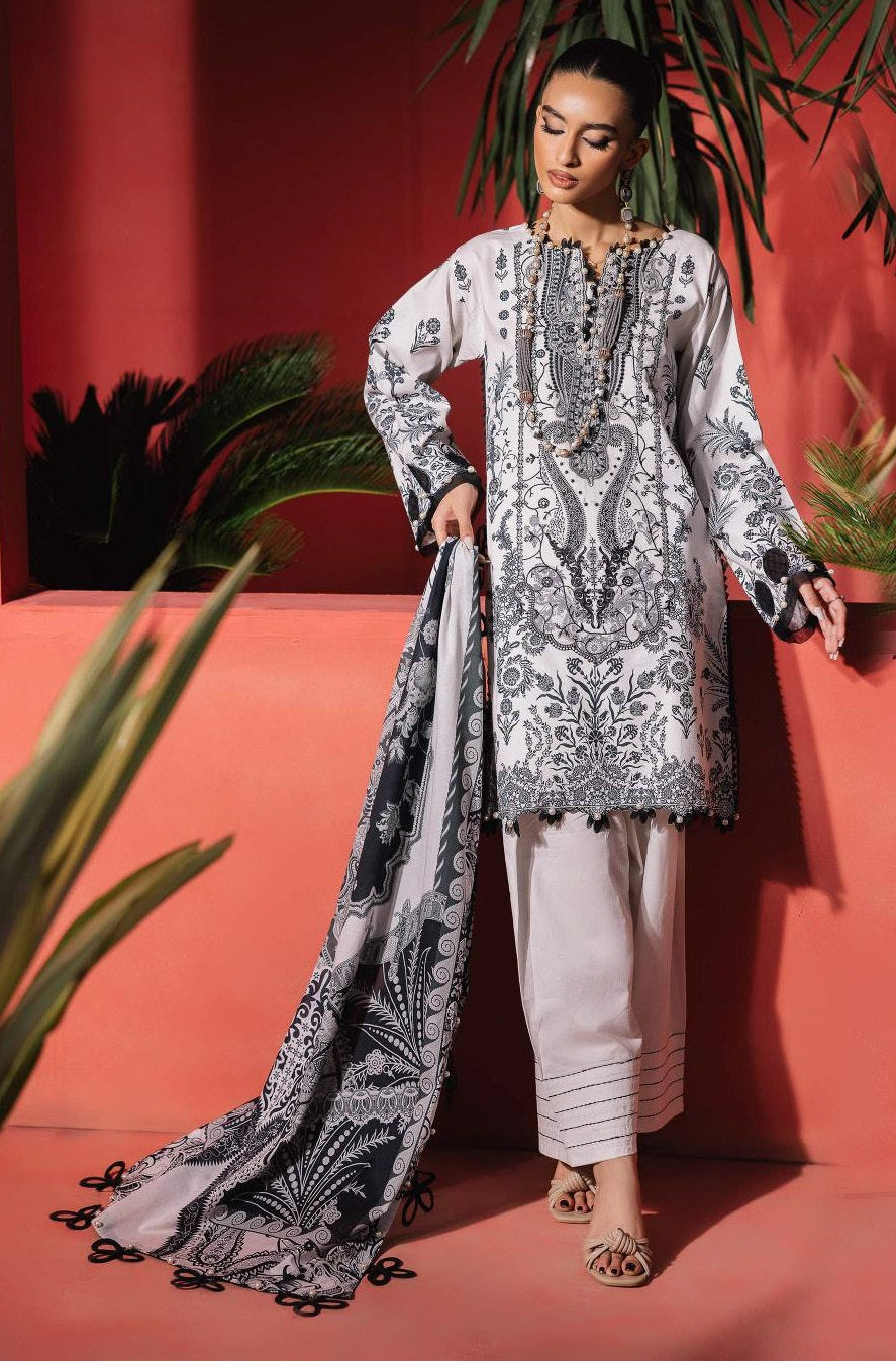 JADE URBANE SUMMER EMBROIDERY LAWN COLLECTION 2025 STITCHED