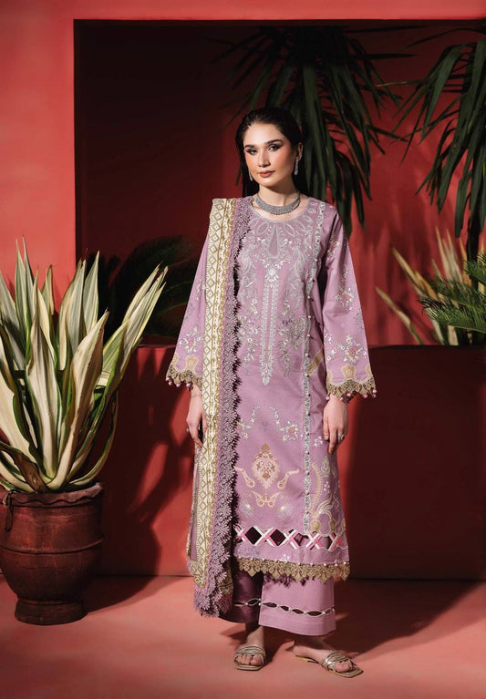 JADE URBANE SUMMER EMBROIDERY LAWN COLLECTION 2025 STITCHED