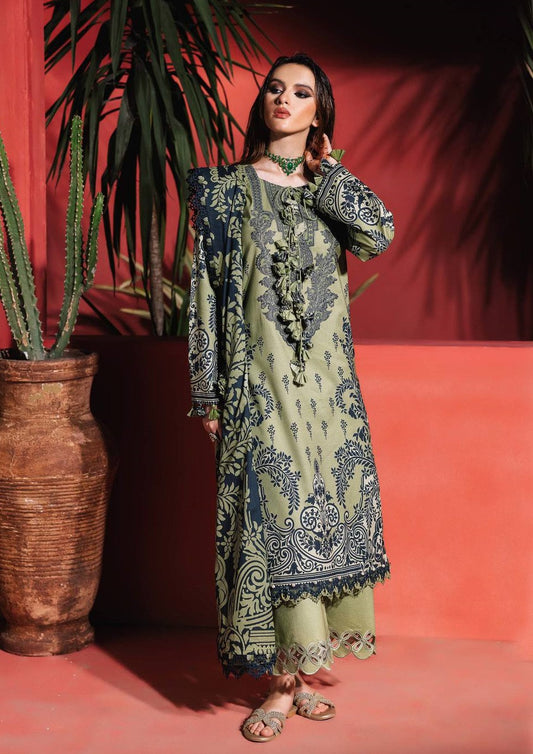 JADE URBANE SUMMER EMBROIDERY LAWN COLLECTION 2025 STITCHED