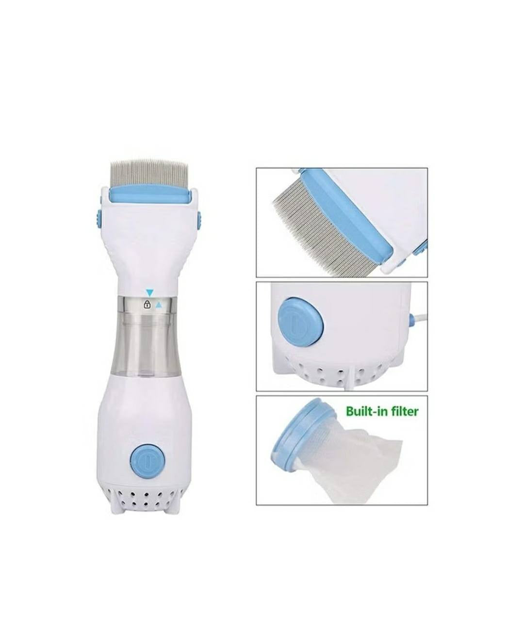 Chemical Free Head Lice Treatment Head Lice Comb Eggs Remover Hair V-Comb Vacuums
